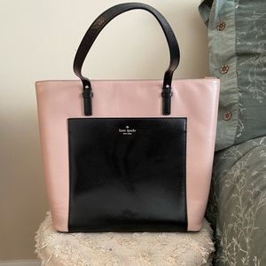 Kate Spade Pink Leather Tote Bag